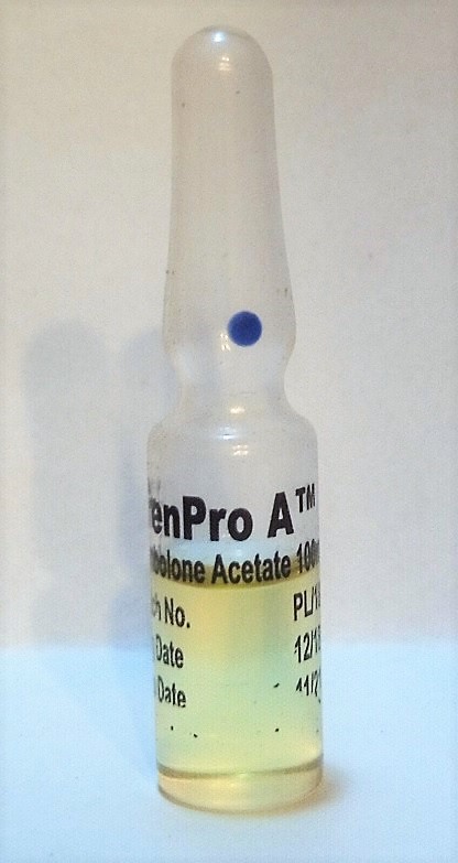 Trenbolone vial ve şırınga görseli